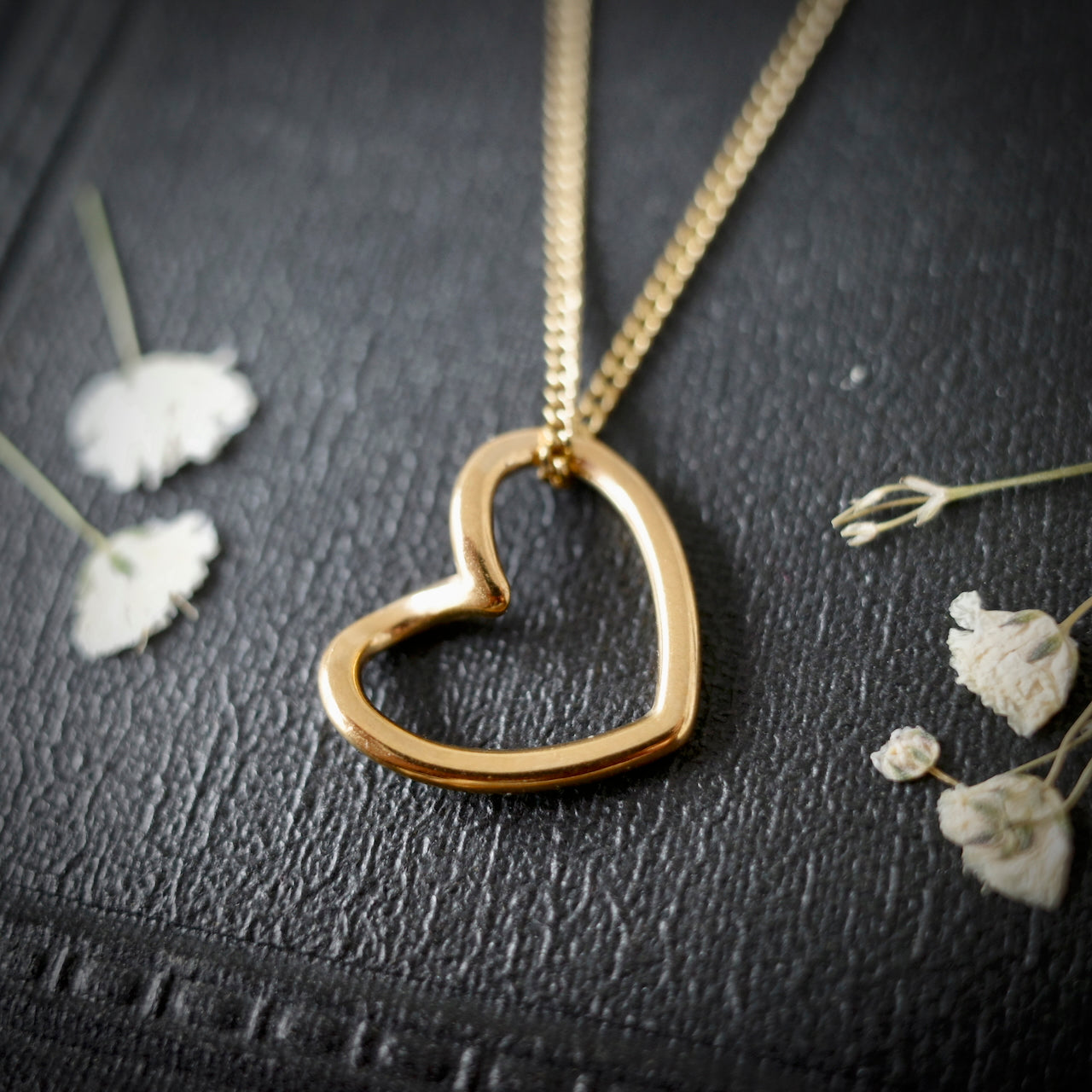 Herz Kette | Goldfarben
