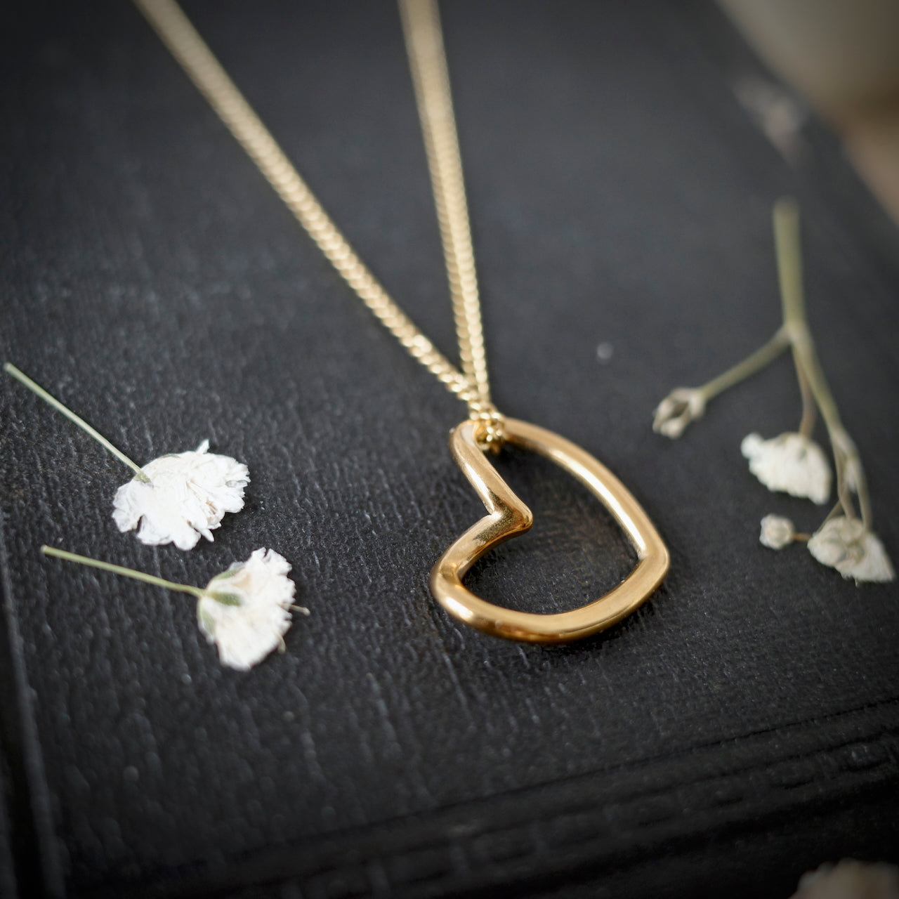 Herz Kette | Goldfarben