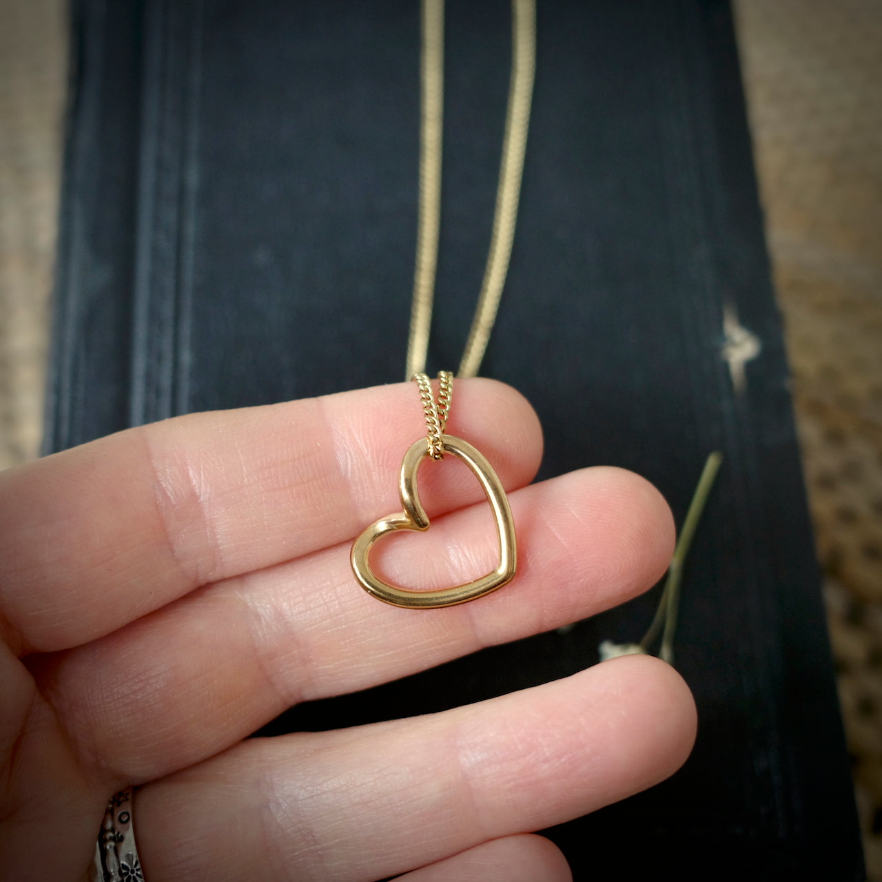 Herz Kette | Goldfarben